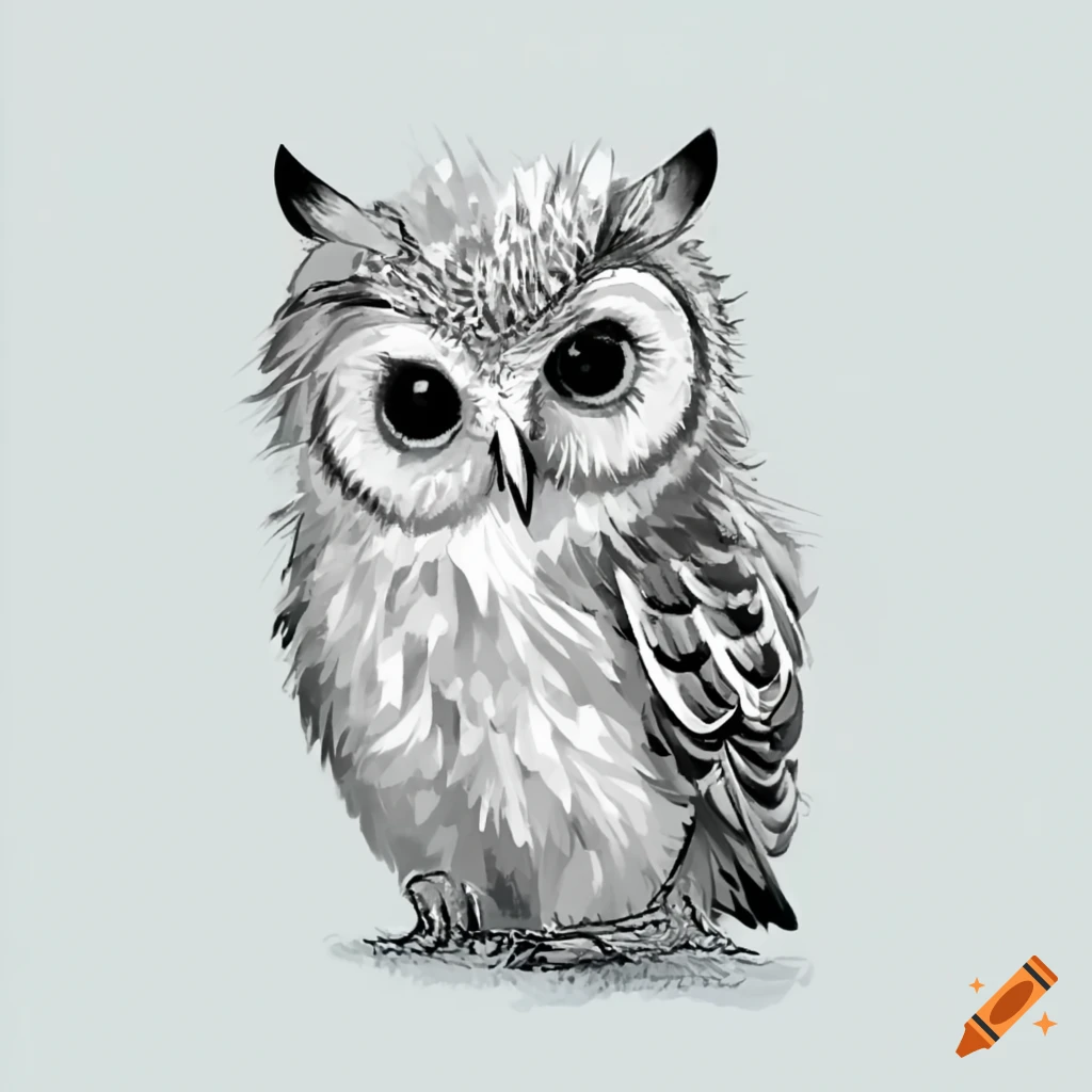 Pin by Laura diaz on Para Dibujar | Cute animal drawings, Cute owl drawing,  Cute animal drawings kawaii
