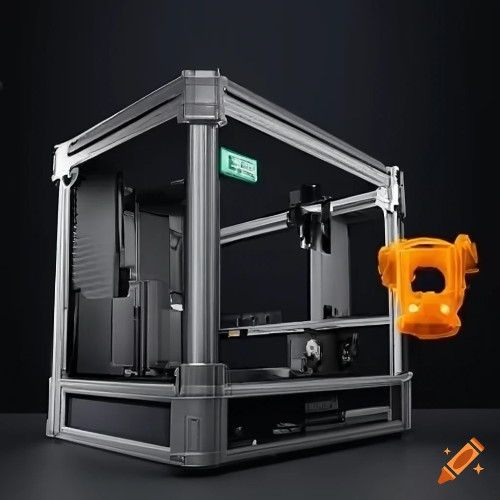 Bambulab industrial 3d printer on Craiyon