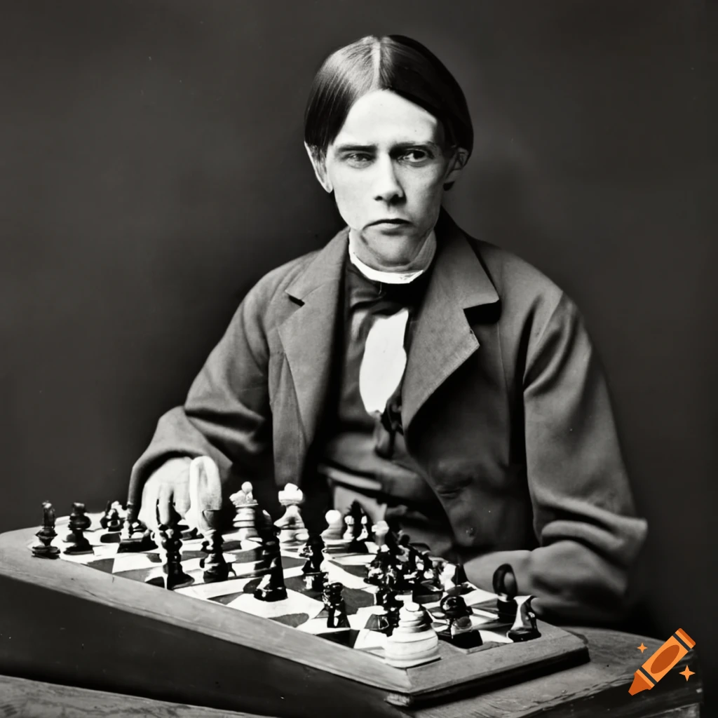 Paul Morphy, American Chess player and Champion Stock Photo - Alamy