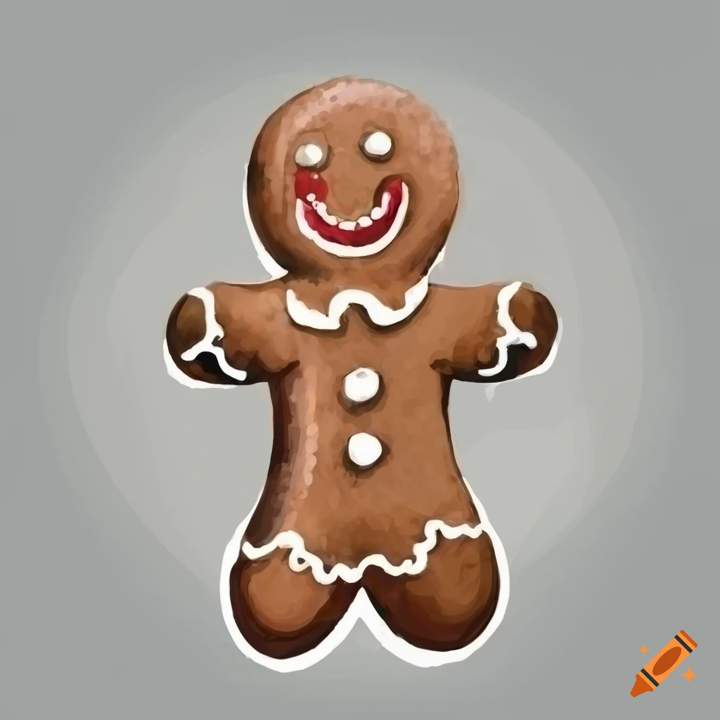 How to Draw the Gingerbread Man (Shrek) VIDEO & Step-by-Step Pictures