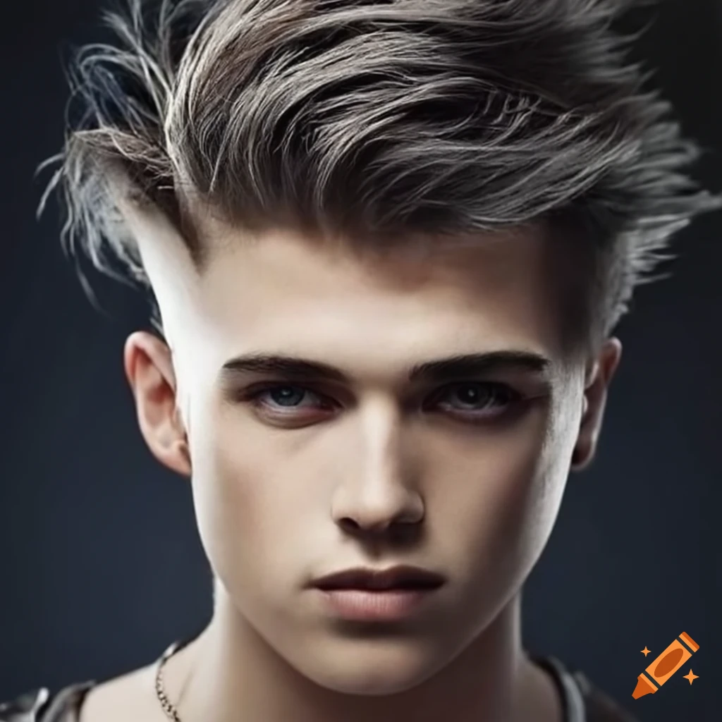 Messy-Brushed-Up-Undercut-with-Smoky-Violet-Color-Short-Hairstyle - The  Latest Hairstyles for Men and Women (2020) - Hairstyleology
