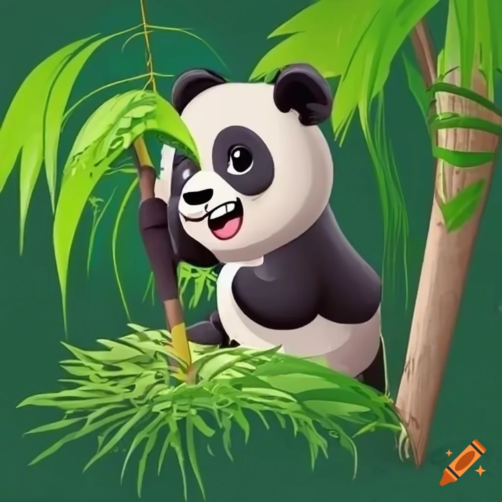 baby panda bear cartoon