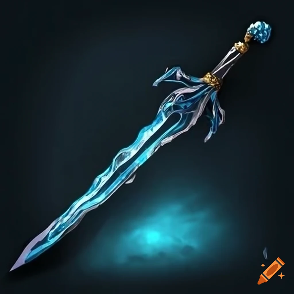 blue crystal sword