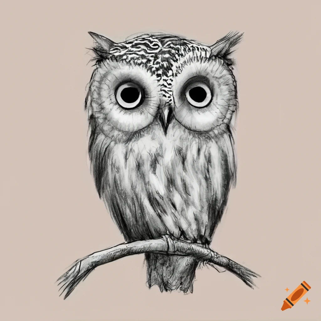 Owl Drawing for beginners // How to draw an owl step by step // Pencil  Sketch Easy Drawing - YouTube