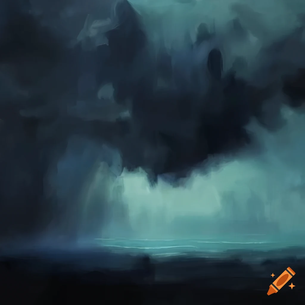 dark cloud paintings