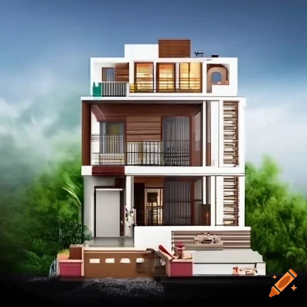 2 Bhk House Design With Office Room And