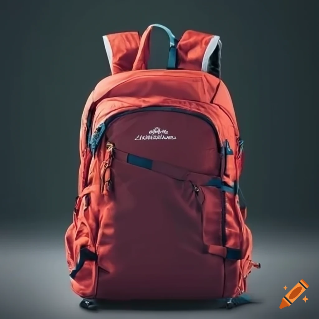 Ultra light mountaineering backpack on Craiyon