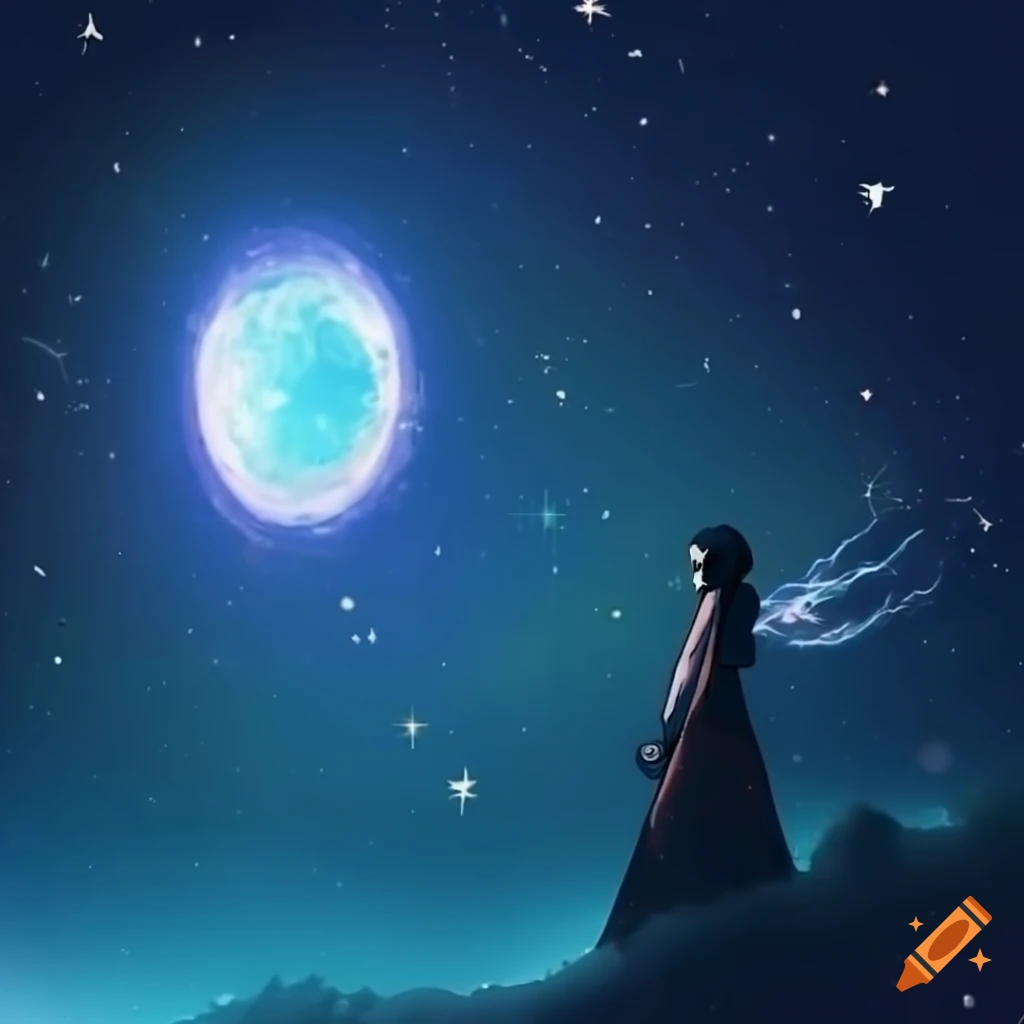 Fiery Sky Falling Meteorite Anime Girl Stock Vector (Royalty Free)  2258046035 | Shutterstock