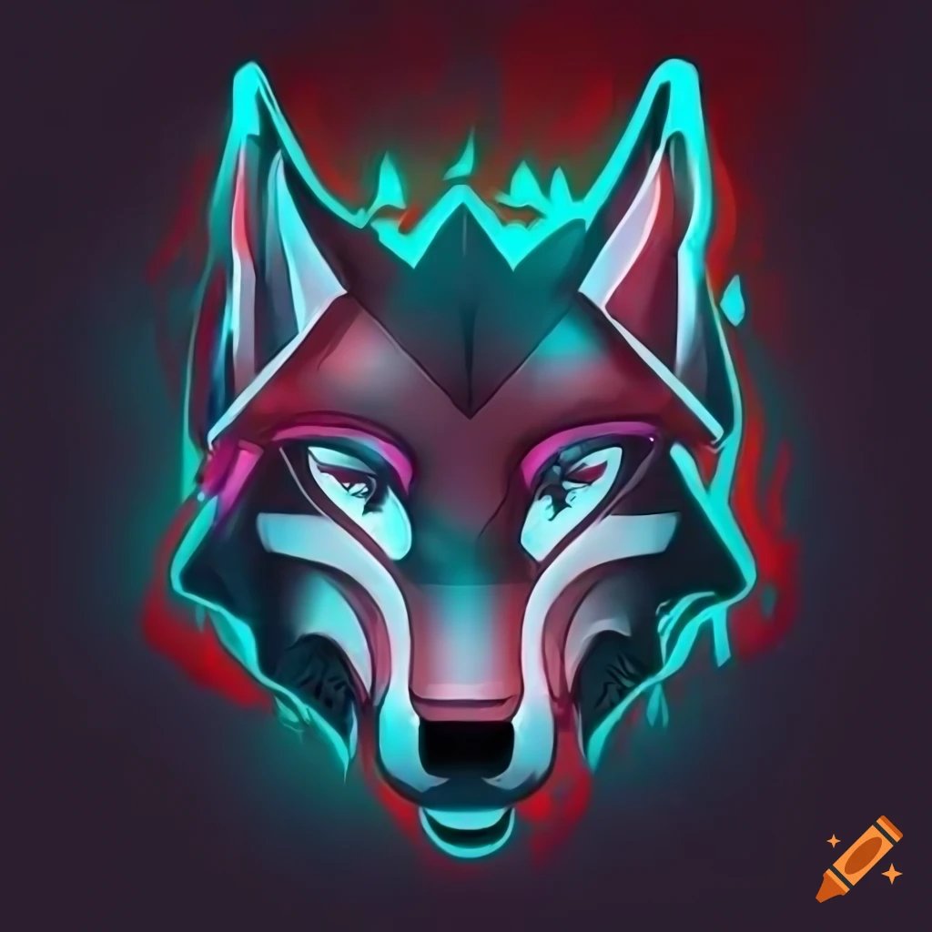 Esports wolf logo for team senza limite