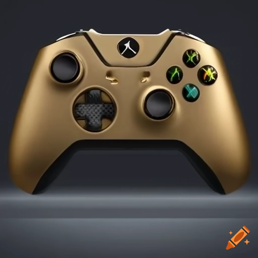 Controle original Xbox 360 dourado Microsoft.