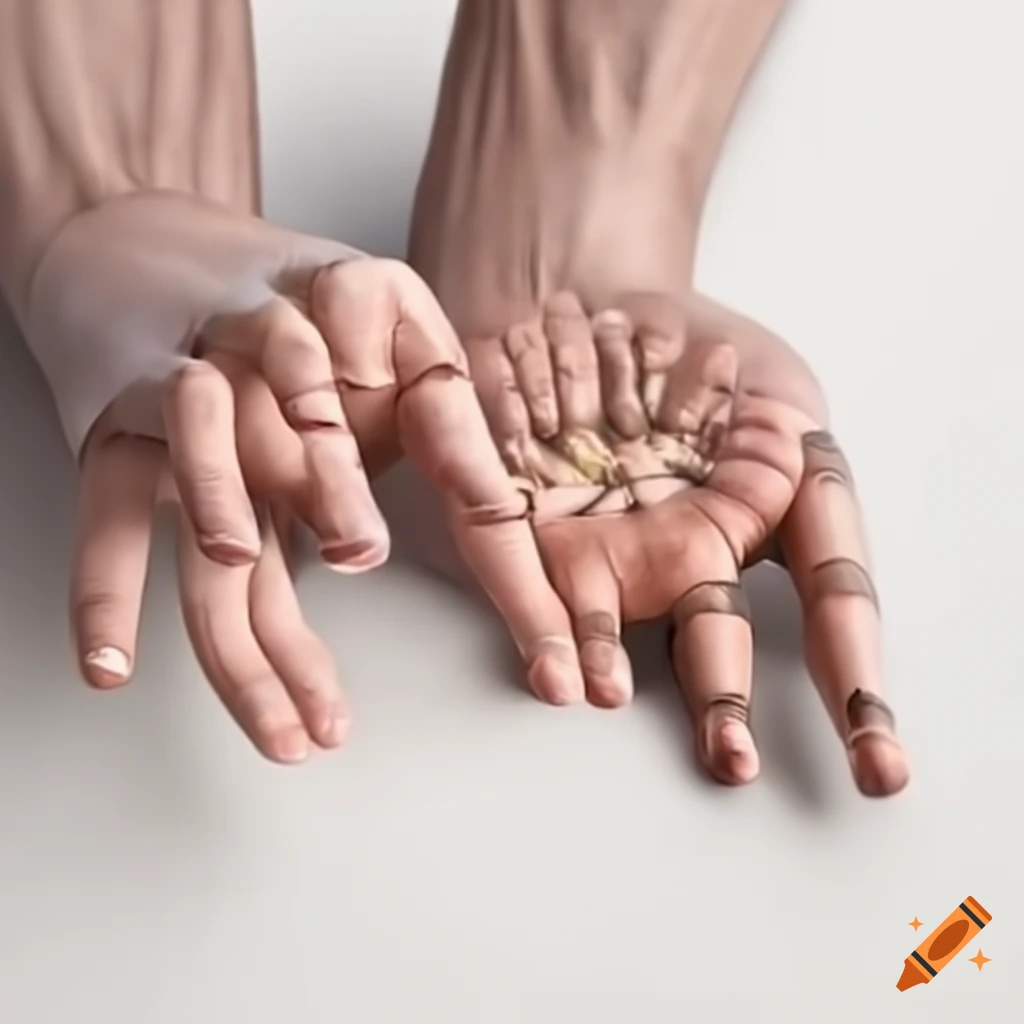 What ai thinks human hands look like on Craiyon