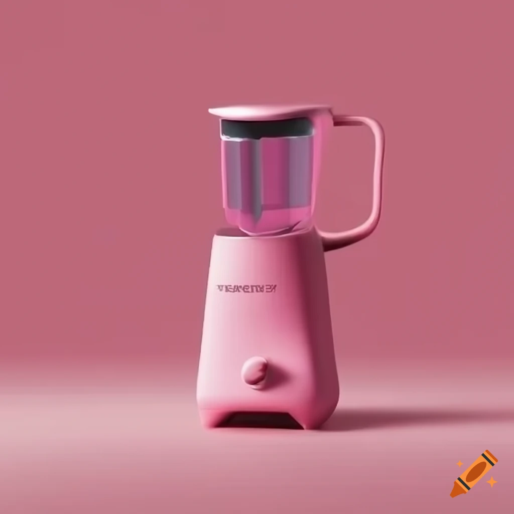 Miniature Real Working Blender Pink: Mini Cooking Kitchen