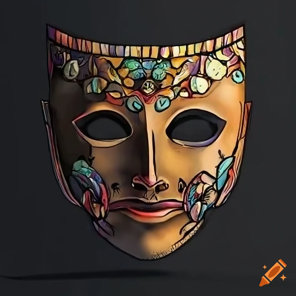 Mask design drawing