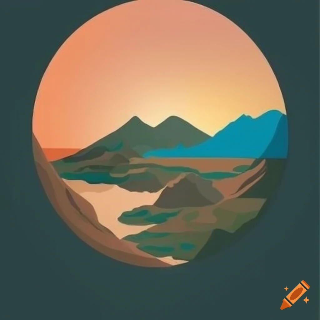 Create A Logo For A Tourist Trekking App Mountains In Boho Logo Style Create a logo for a tourist trekking app mountains in boho logo style