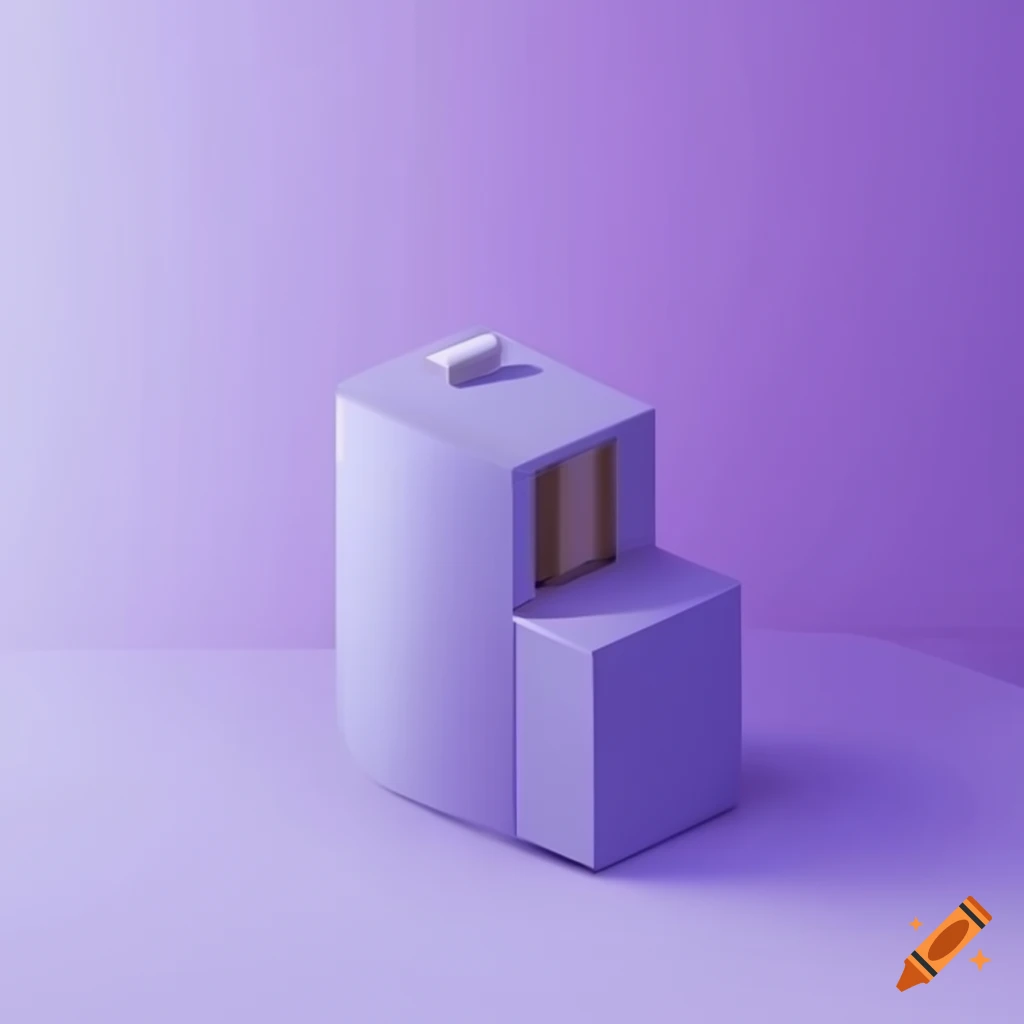 tiny-clean-minimalist-periwinkle-lilac-isometric-living-space