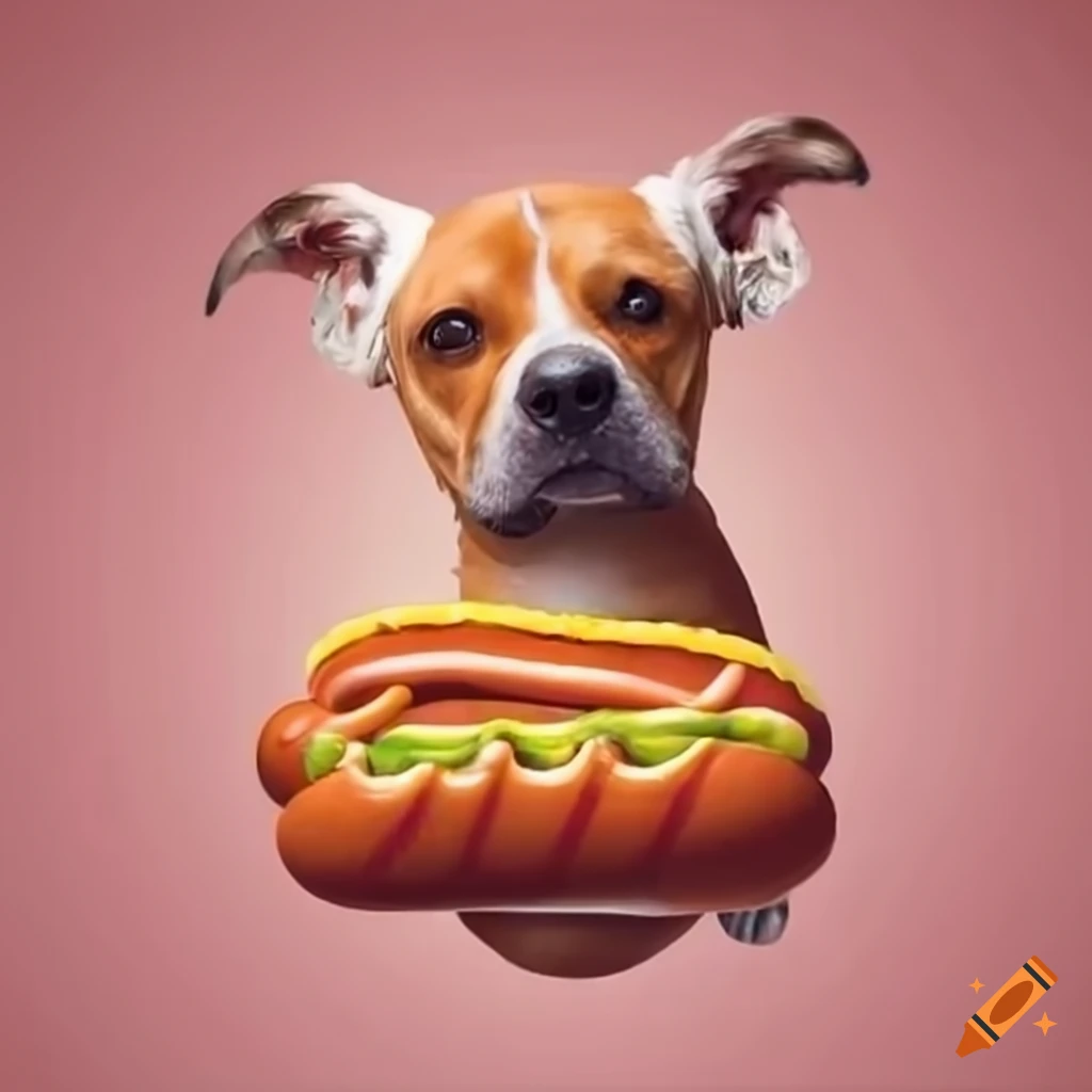 Dog Holding A Hot Dog On Craiyon dog-holding-a-hot-dog-on-craiyon
