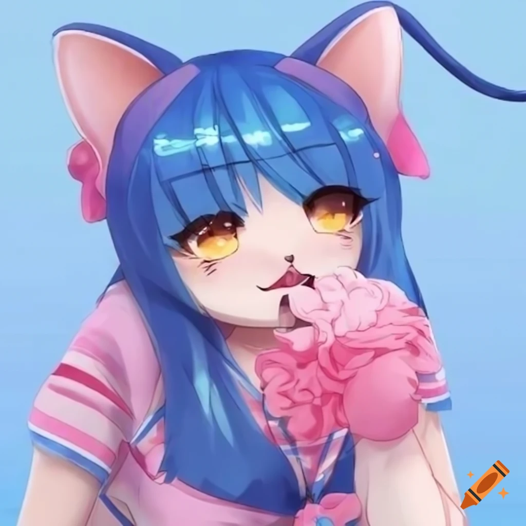 cute cat anime characters