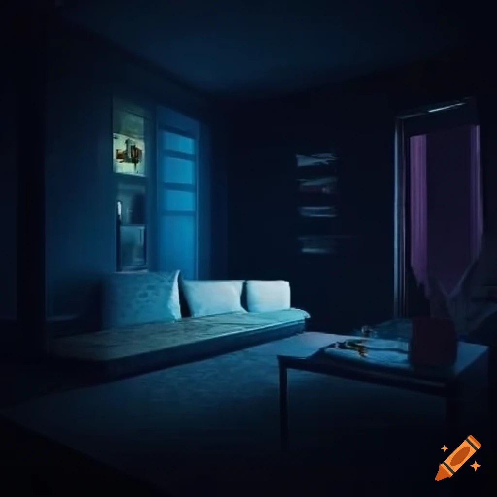 House indoor, digital art, warm atmosphere, future on Craiyon