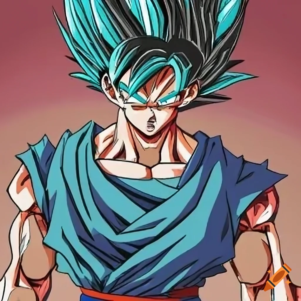 Goku Super Saiyajin Blue Kaioken