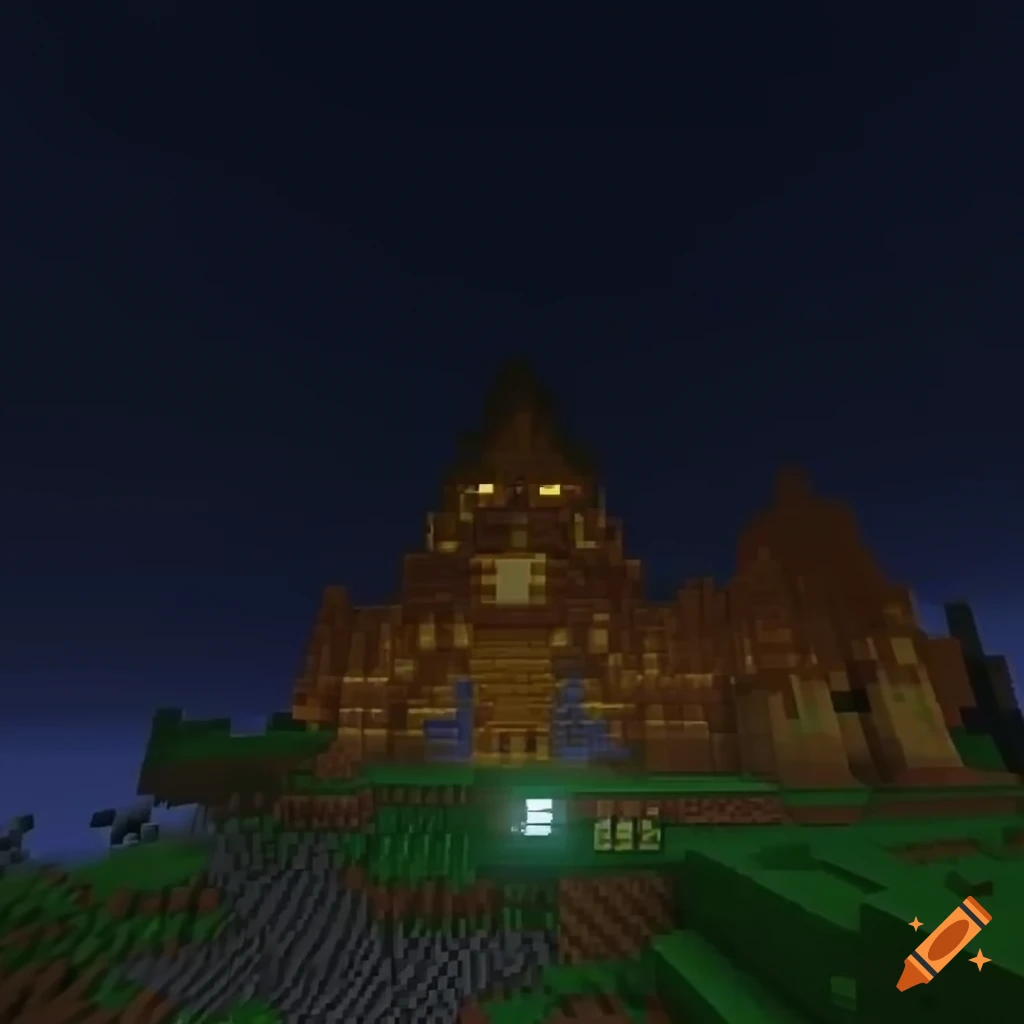 Great minecraft server on Craiyon