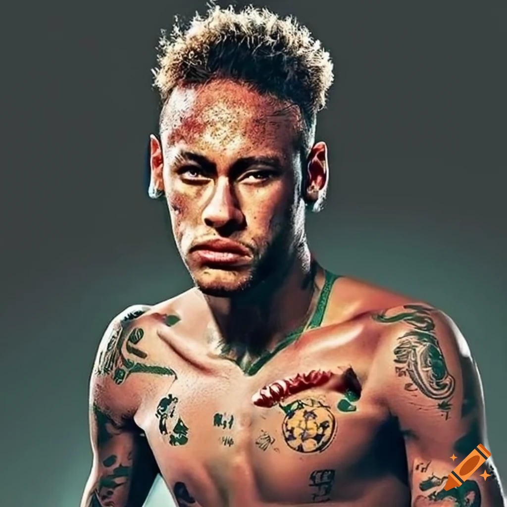 Neymar Neck Tattoo Meaning | Neymar neck tattoo, Neymar jr tattoos, Neymar  jr