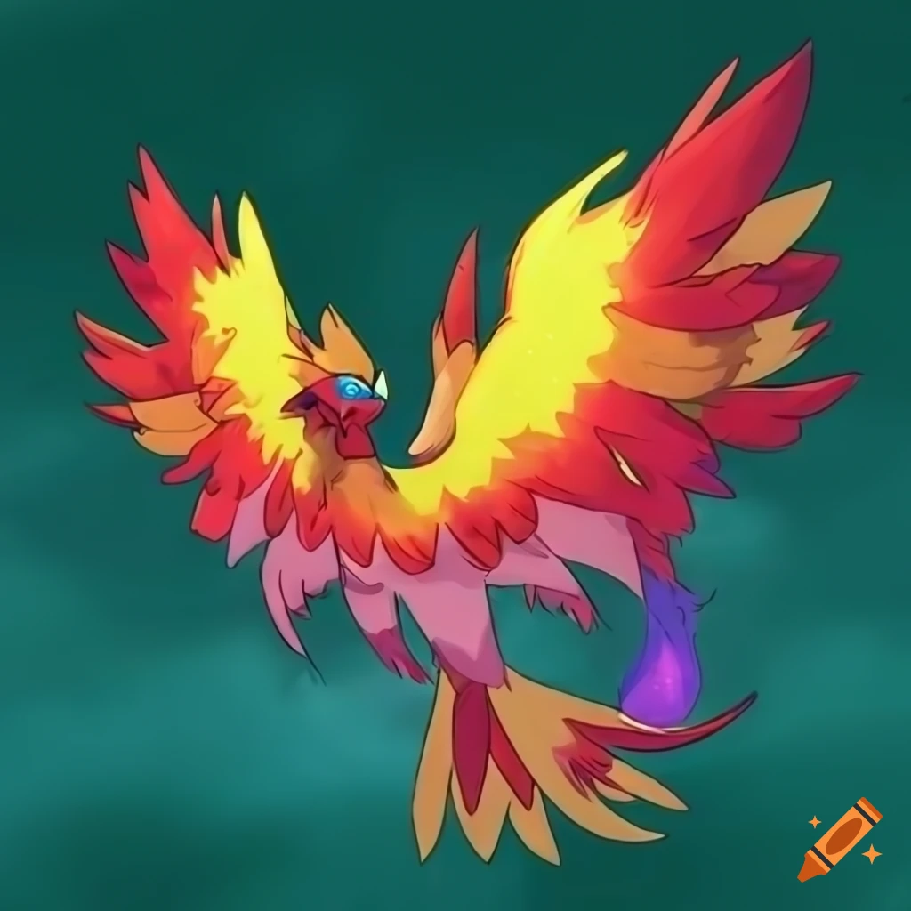 Paradox Ho-Oh - Rising Phoenix Fakemon Pokemon : r/fakemon