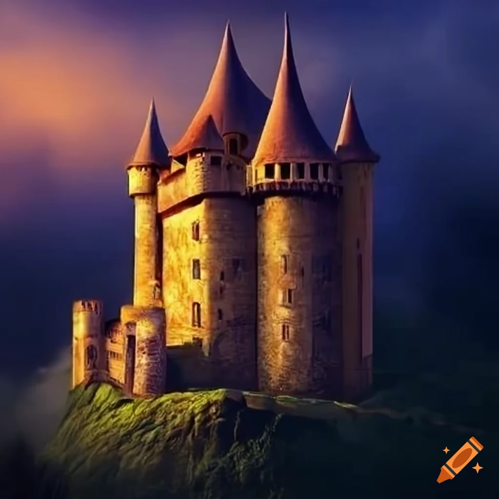 Classic medieval castle