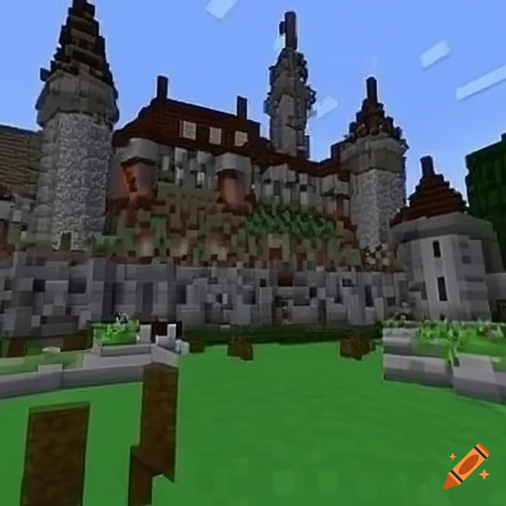 Minecraft roleplaying servers on Craiyon