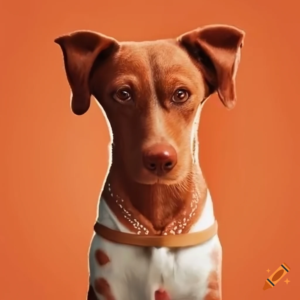 cinnamon-dog-with-white-spots-on-craiyon