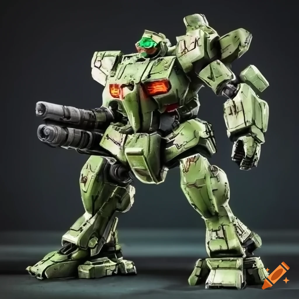Green Mecha Arms (Over-Hanging)