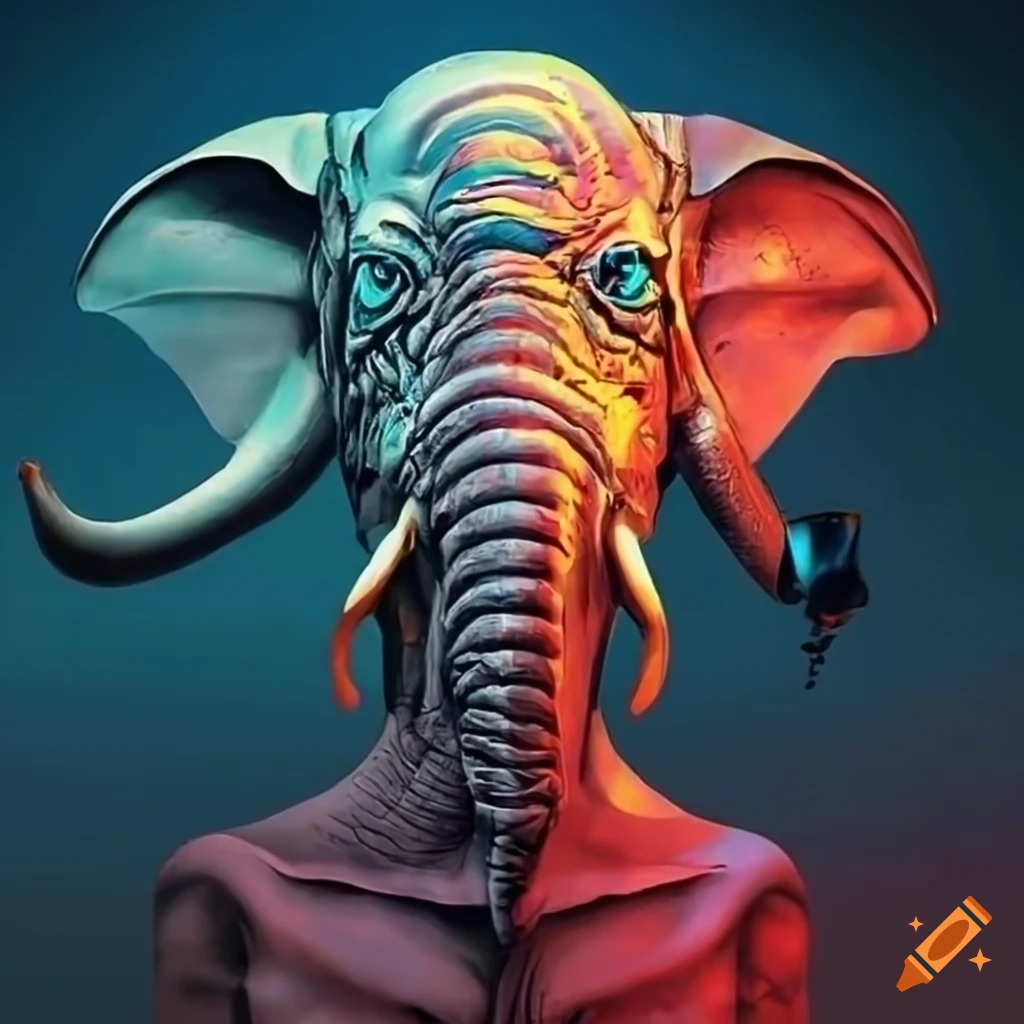 dali elephants wallpaper