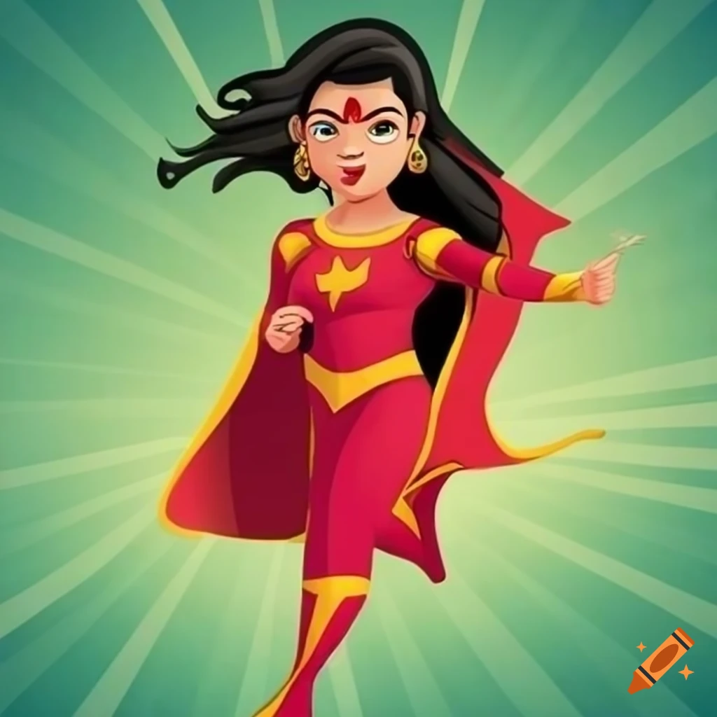 Wonder Woman Superhero Caricature