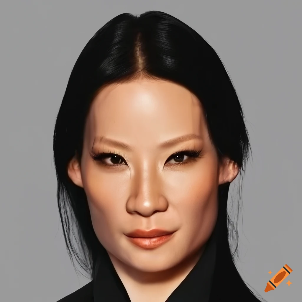Lucy liu, symmetrical face, high resolution on Craiyon