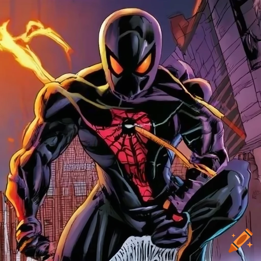 Evil ultimate spiderman dark on Craiyon