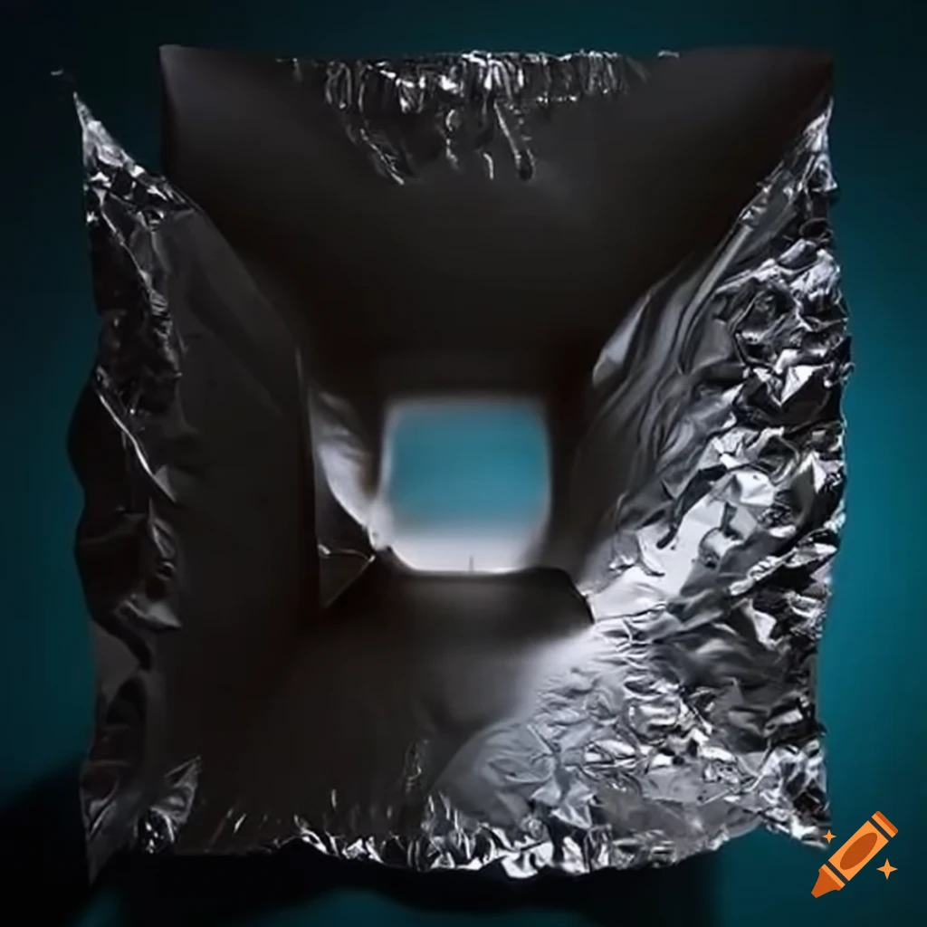 Microwave made out of aluminium foil