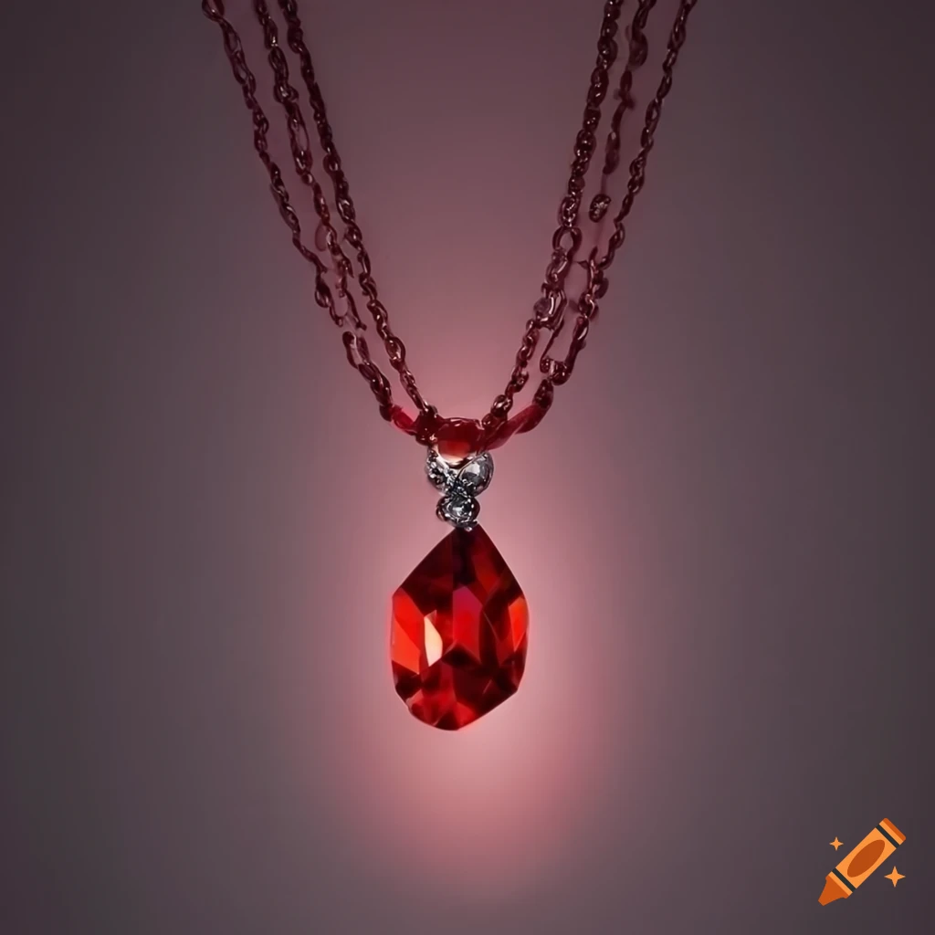 Hermione's Red Crystal Necklace Costume | Noble Collection UK Wholesale