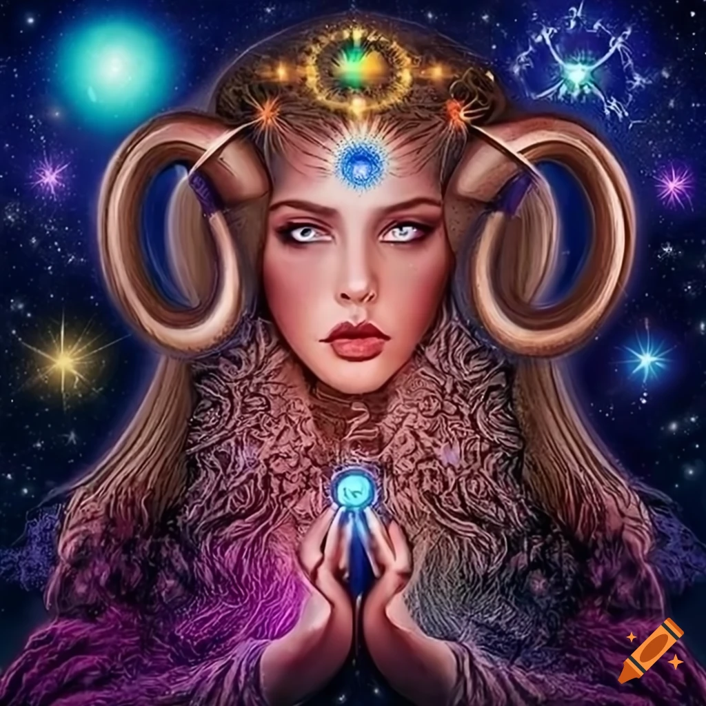 zodiac, aries, spiritual, chakra, mystic, moon, galaxie, tarot, esoteric , zodiac sign, woman