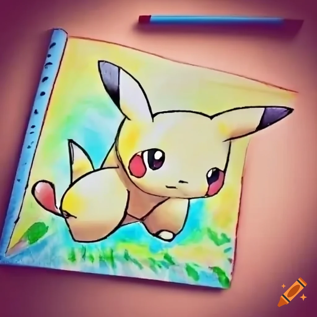 How to Draw Pokemon Pikachu Step by Step Easy | Coloring Book Page and  Drawing Learn Colors For Kids - YouTube