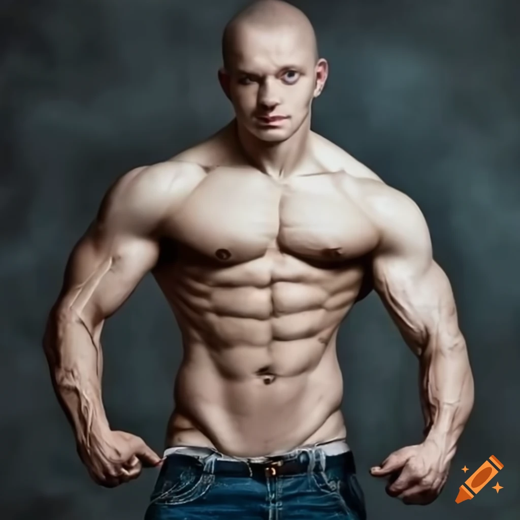 Harry potter, bodybuilder, posing, photo realistic, bright