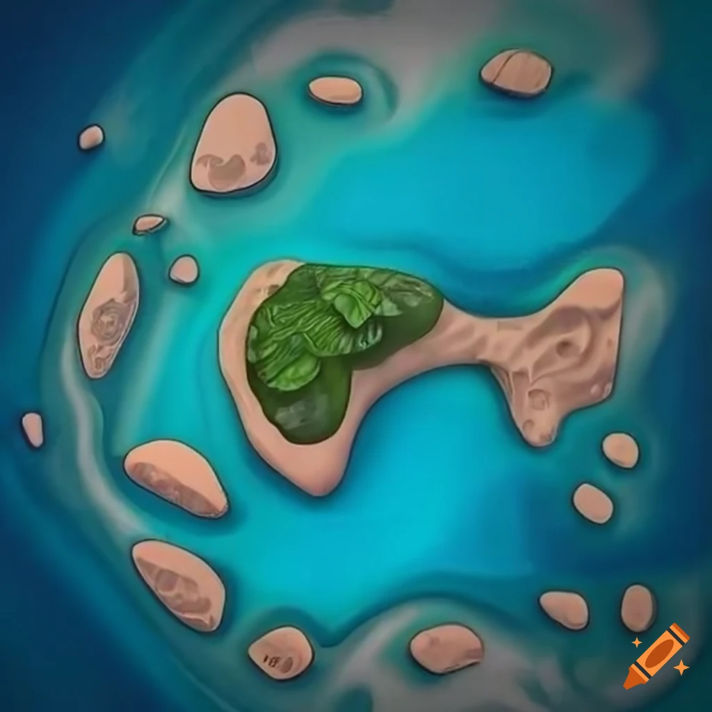 Custom islands on Craiyon