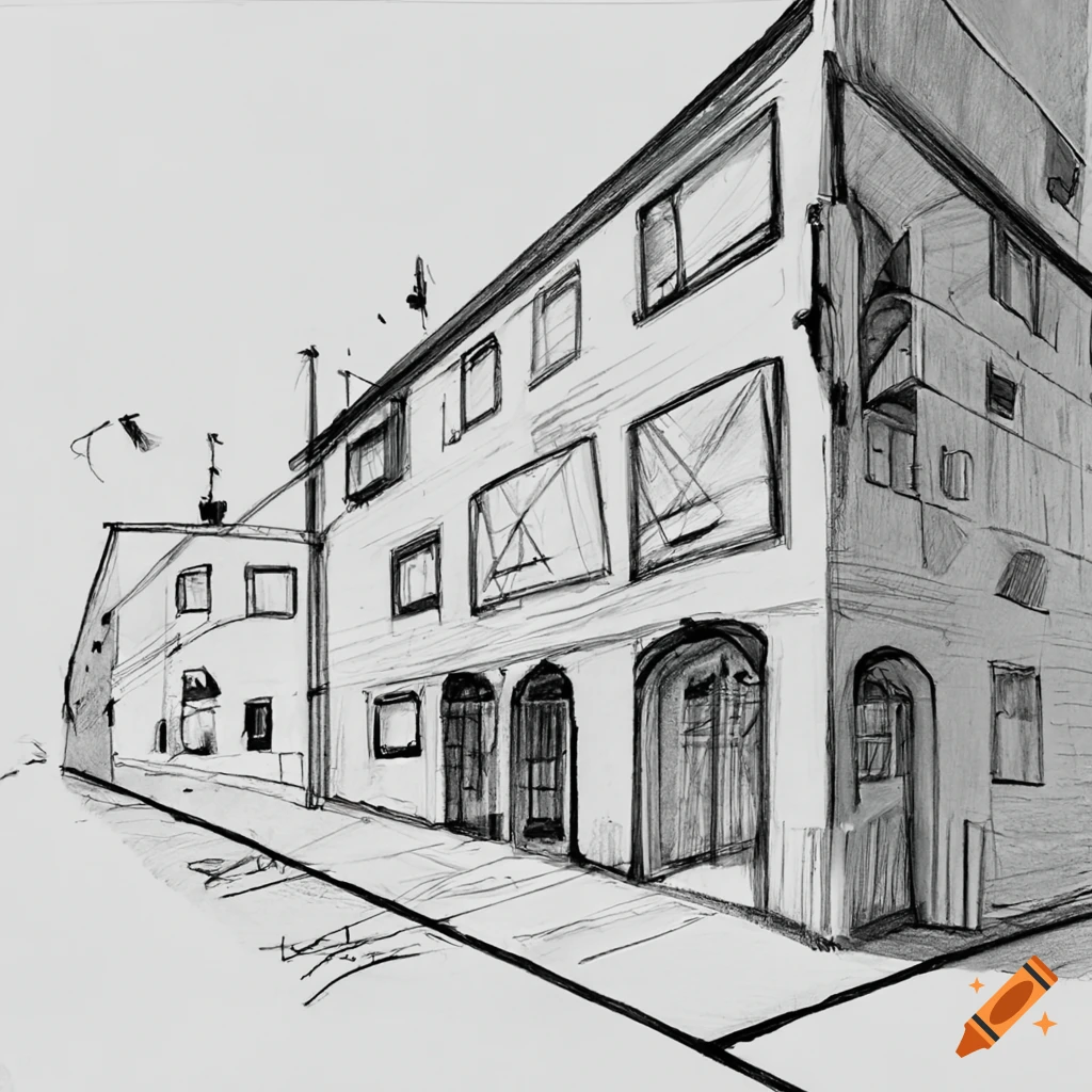 How to draw a city street in 2 point perspective - YouTube | Perspective  drawing architecture, Point perspective, 2 point perspective drawing