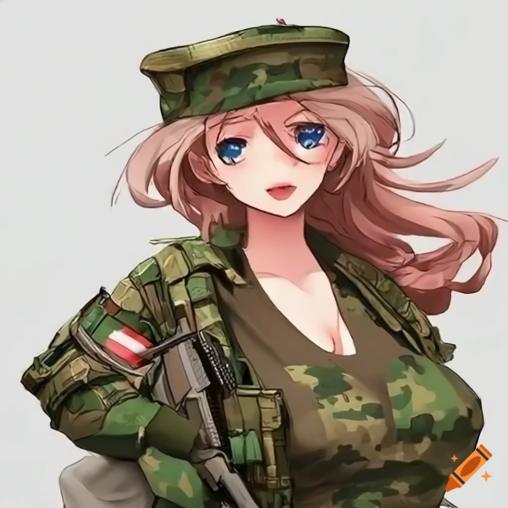 ArtStation - Anime Girl Soldier