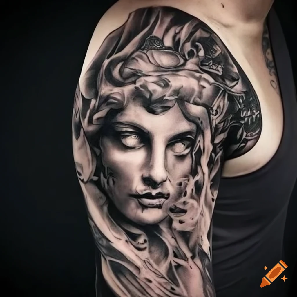 Greek God Godess Sleeve Tattoo by Jackie Rabbit by jackierabbit12 on  DeviantArt