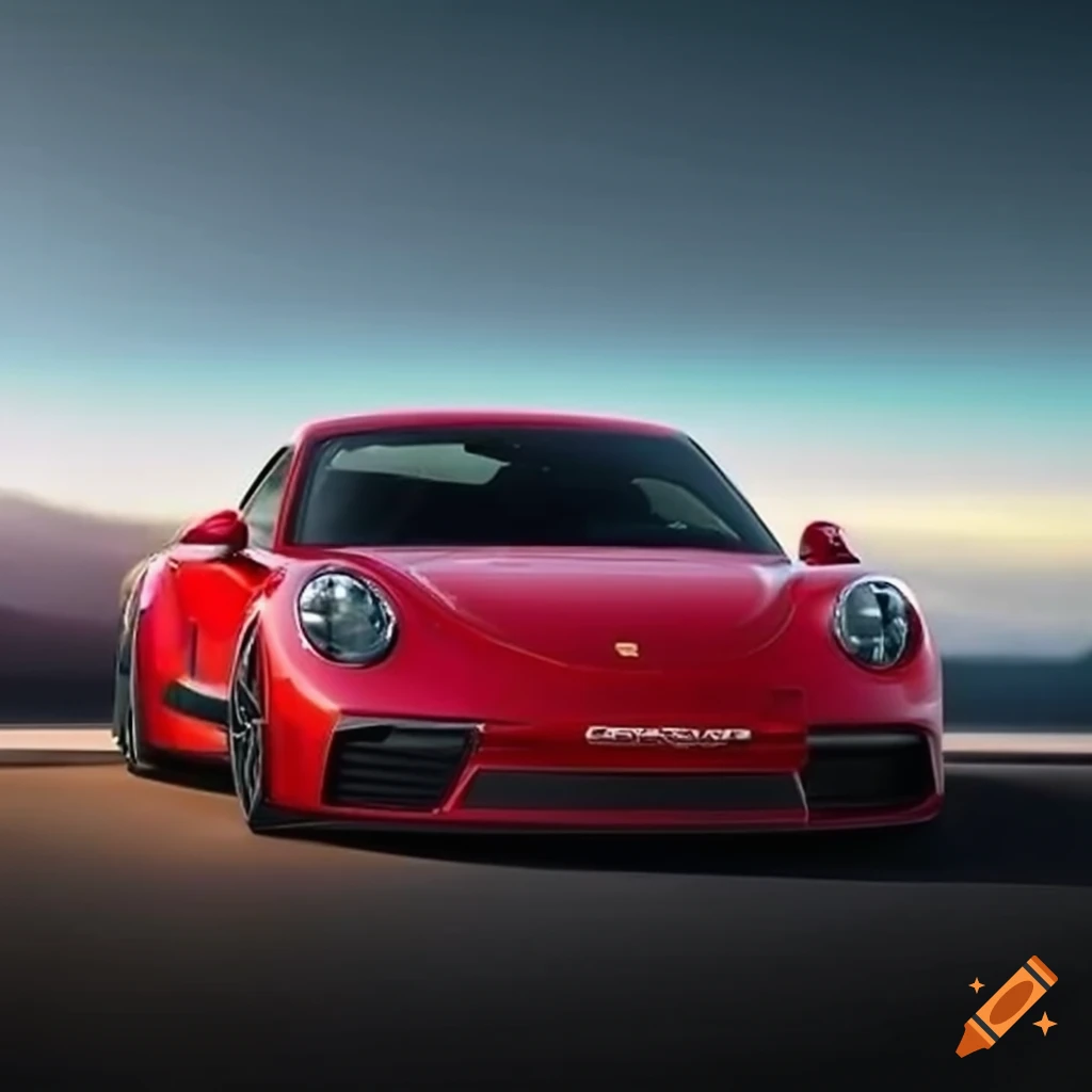 Generate a highly detailed picture of a porsche sports car with the ...