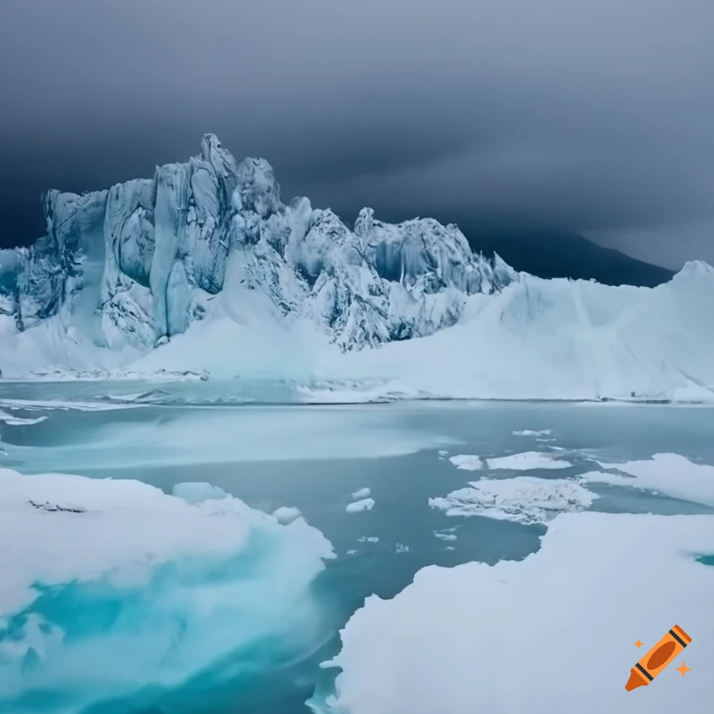 Frozen Continent on Craiyon