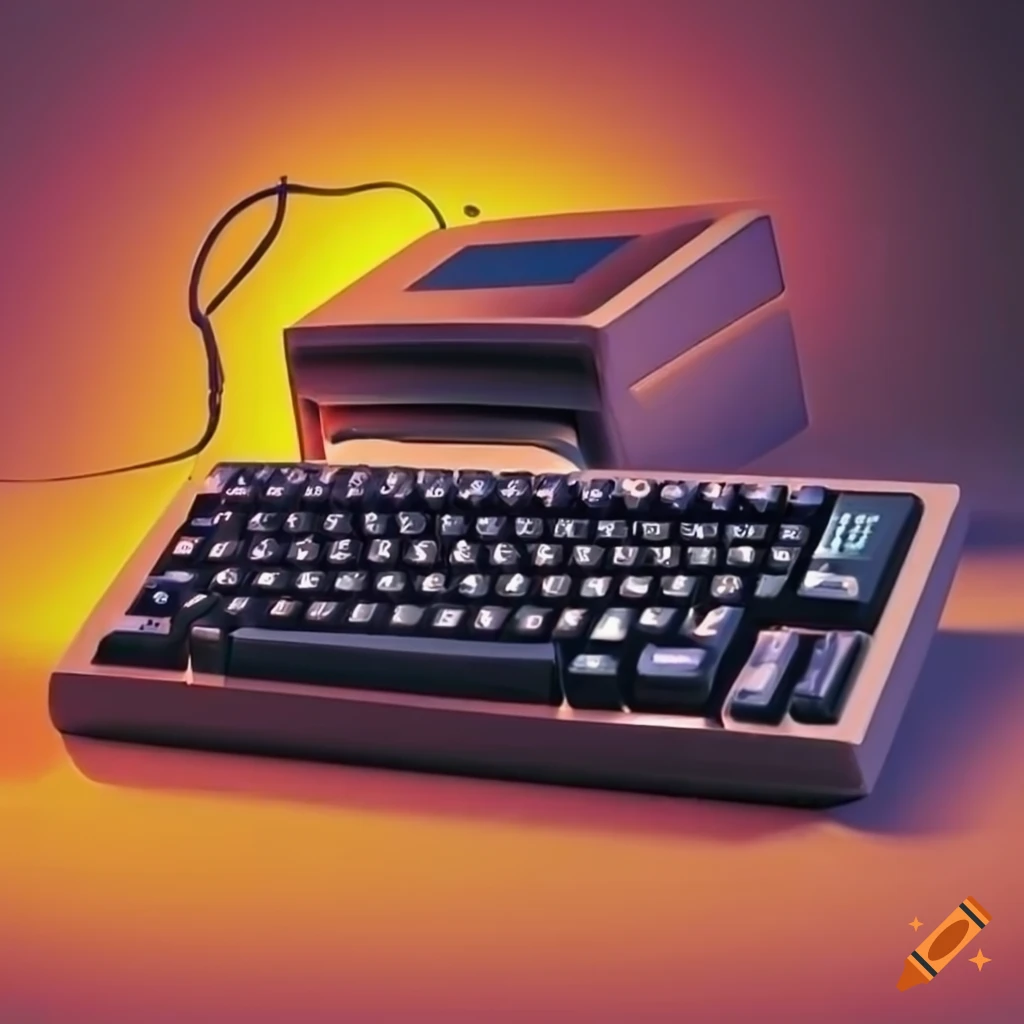 80s computer keyboard