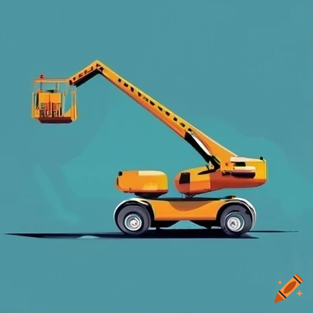 Articulated Boom Lift On Craiyon