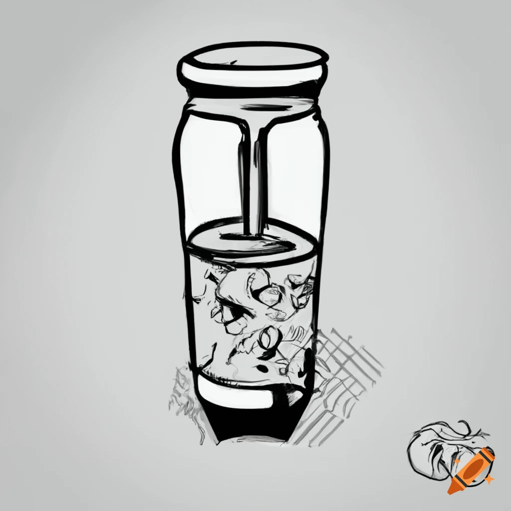 mason jar drink clip art