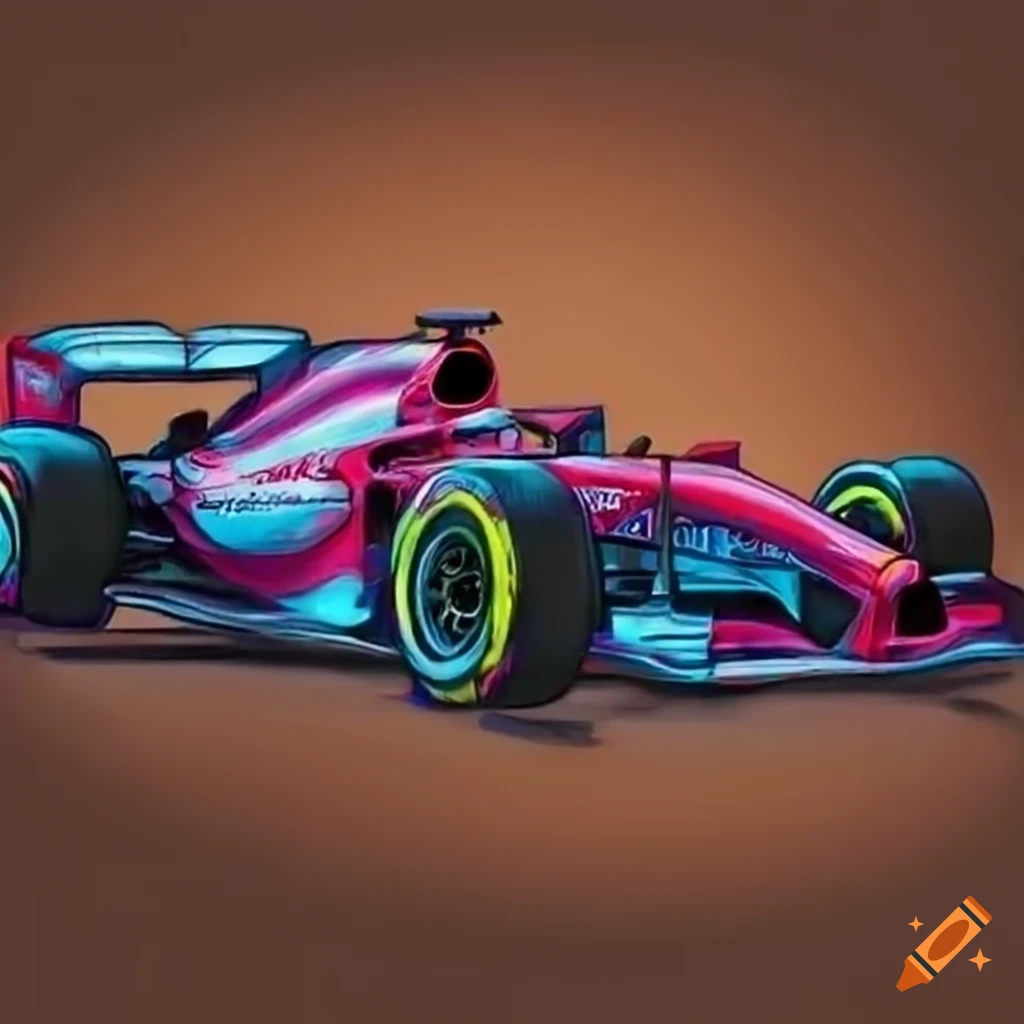 Realistic Drawing Of A F1 Car On Craiyon