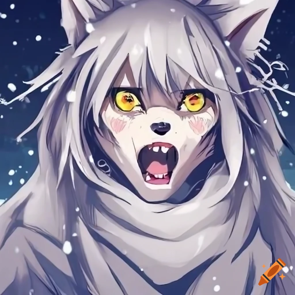 anime yellow wolf